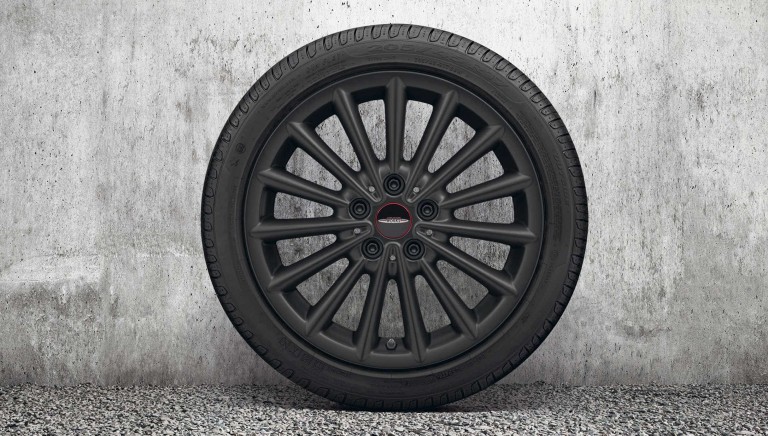 17" JCW multi spoke wheel – jet black matt – 505